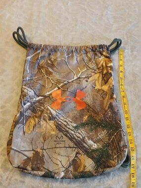 Under Armour camo string backpack